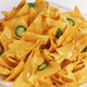 This is a sensible serving of nachos, which we’re not interested in discussing at the moment